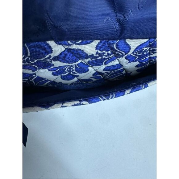 Vera Bradley COBALT TILE All In One CROSSBODY Wallet WRISTLET Cell Phone BAG - Picture 8 of 13